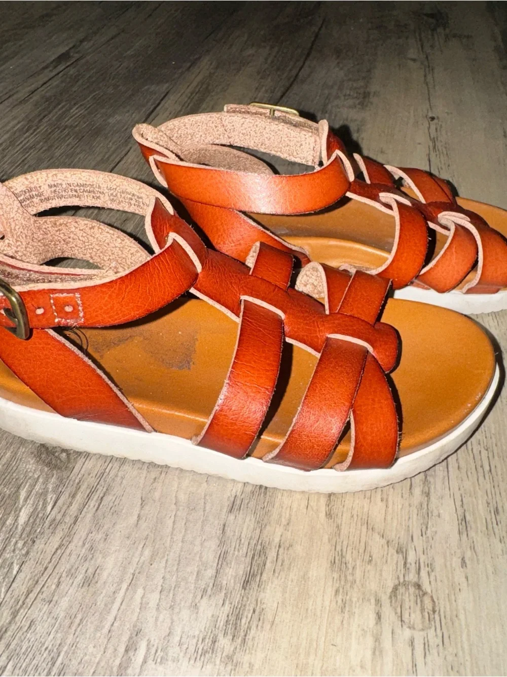 Wonder Nation toddler strappy Buckle Sandals